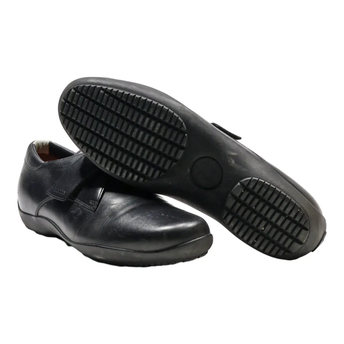 BALLY Derby Shoes Black Leather Mens UK 11