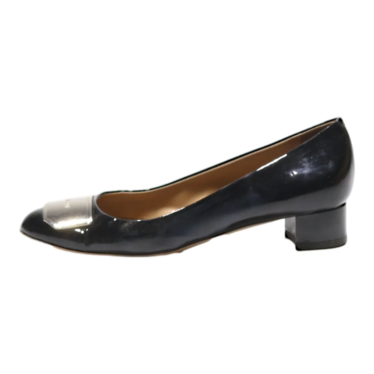 BALLY HEELED Ballet Shoes Black Leather Womens UK 2.5