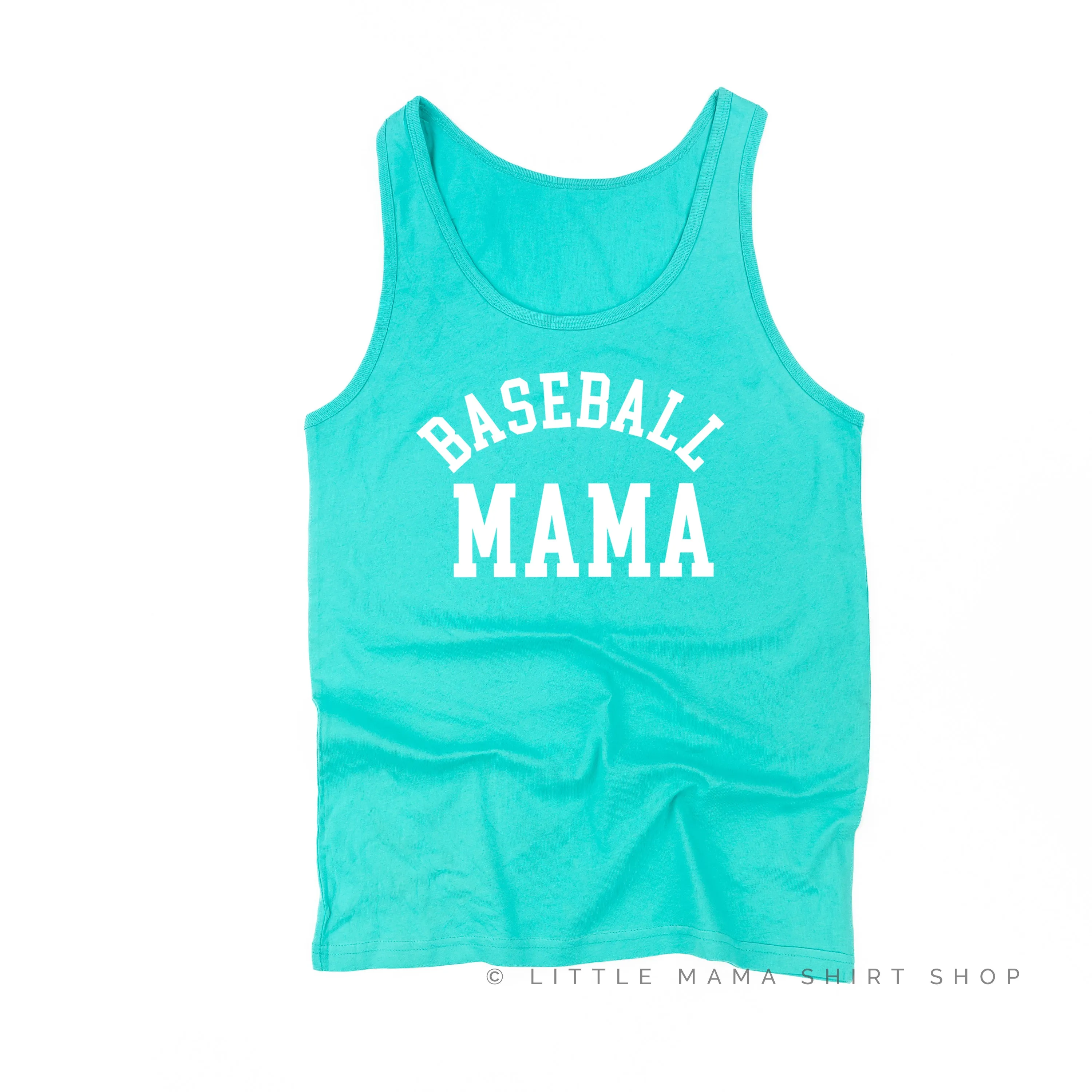 Baseball Mama - Baseball Detail on Back - Unisex Jersey Tank