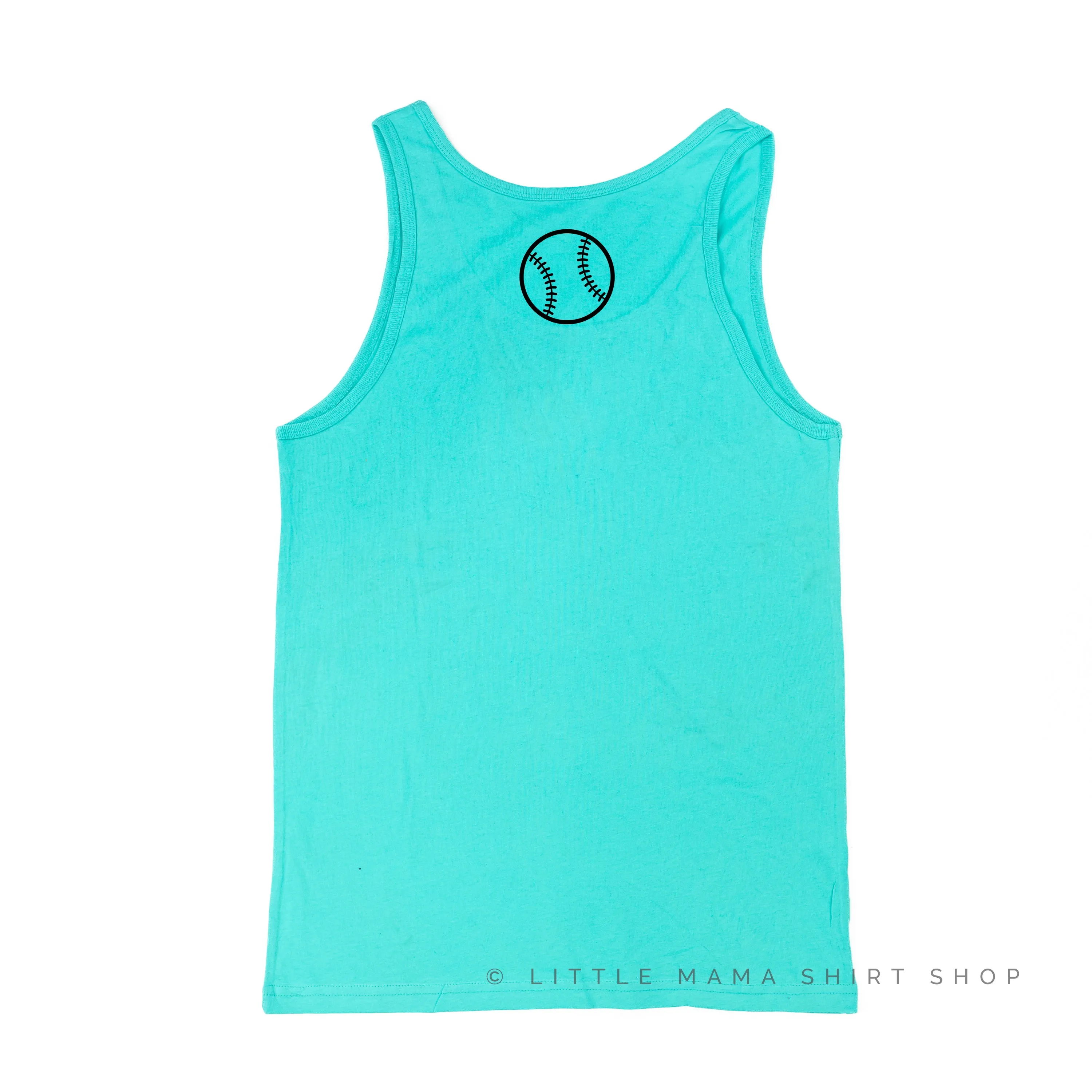Baseball Mama - Baseball Detail on Back - Unisex Jersey Tank