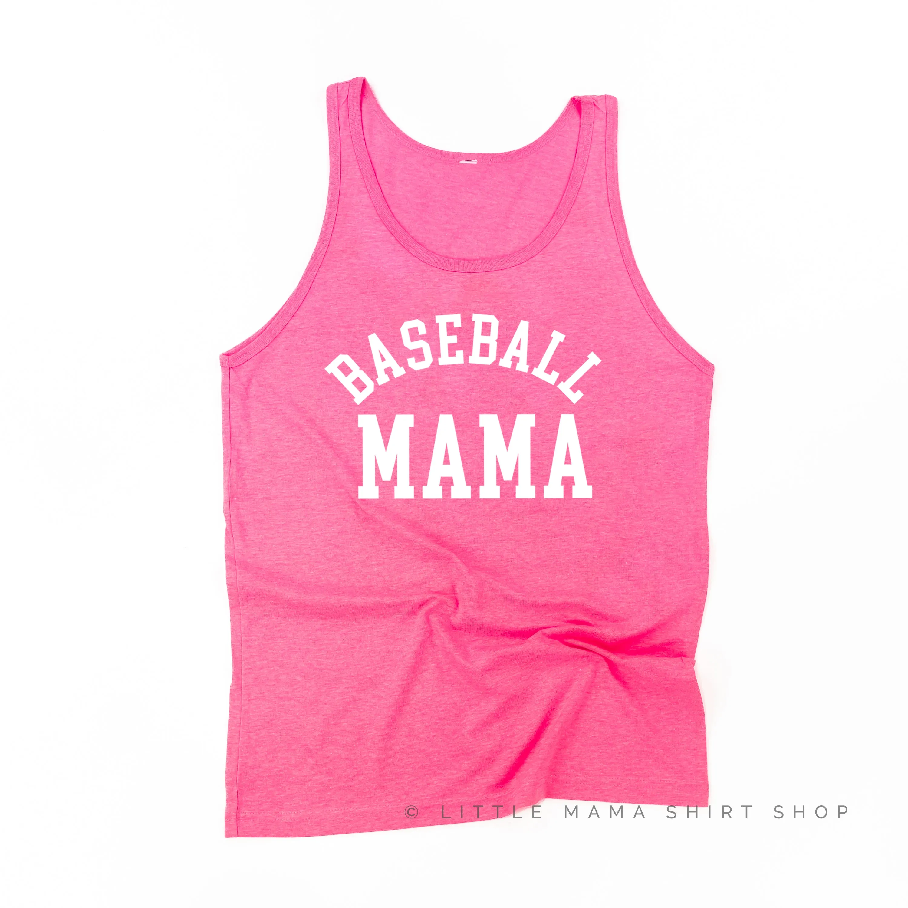 Baseball Mama - Baseball Detail on Back - Unisex Jersey Tank