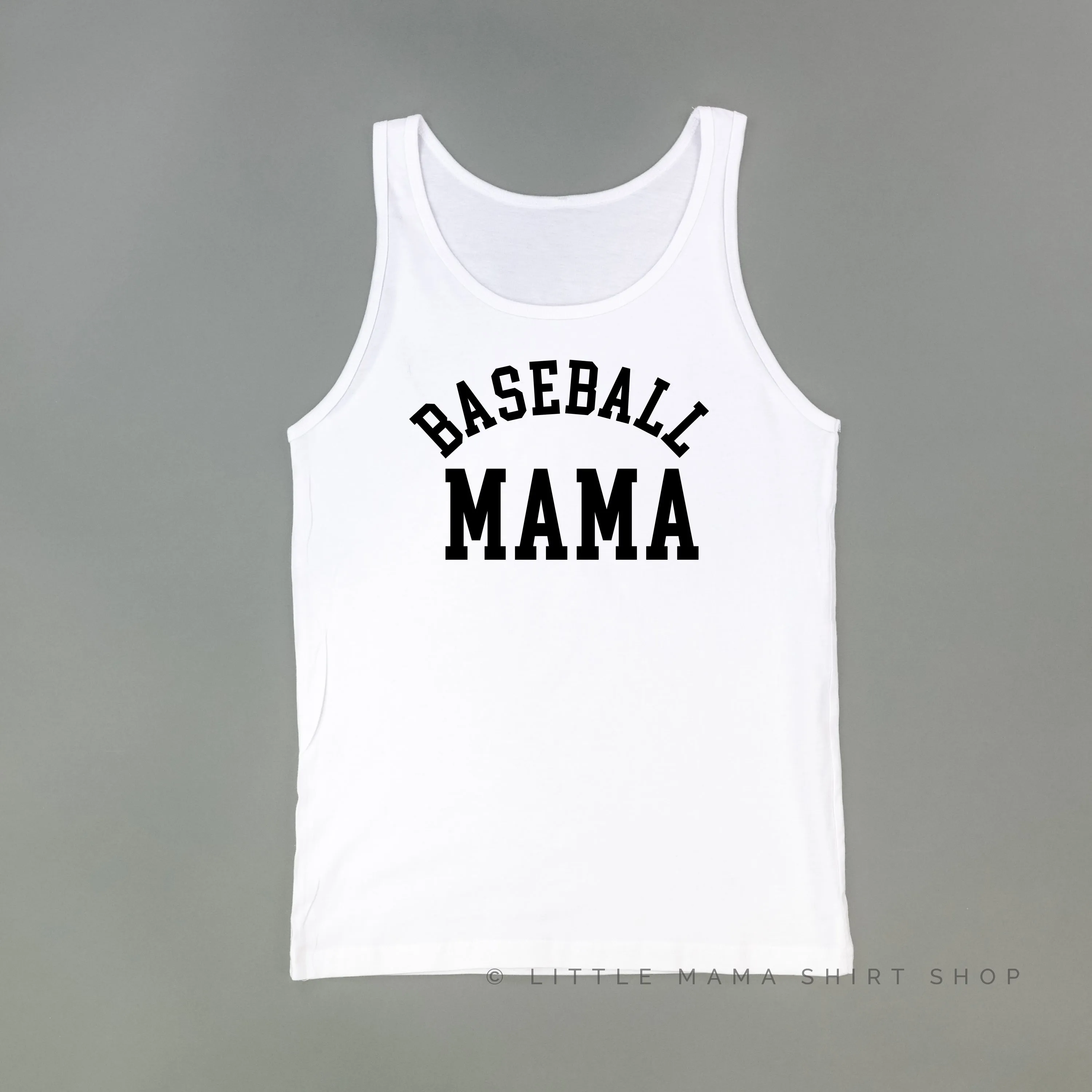 Baseball Mama - Baseball Detail on Back - Unisex Jersey Tank