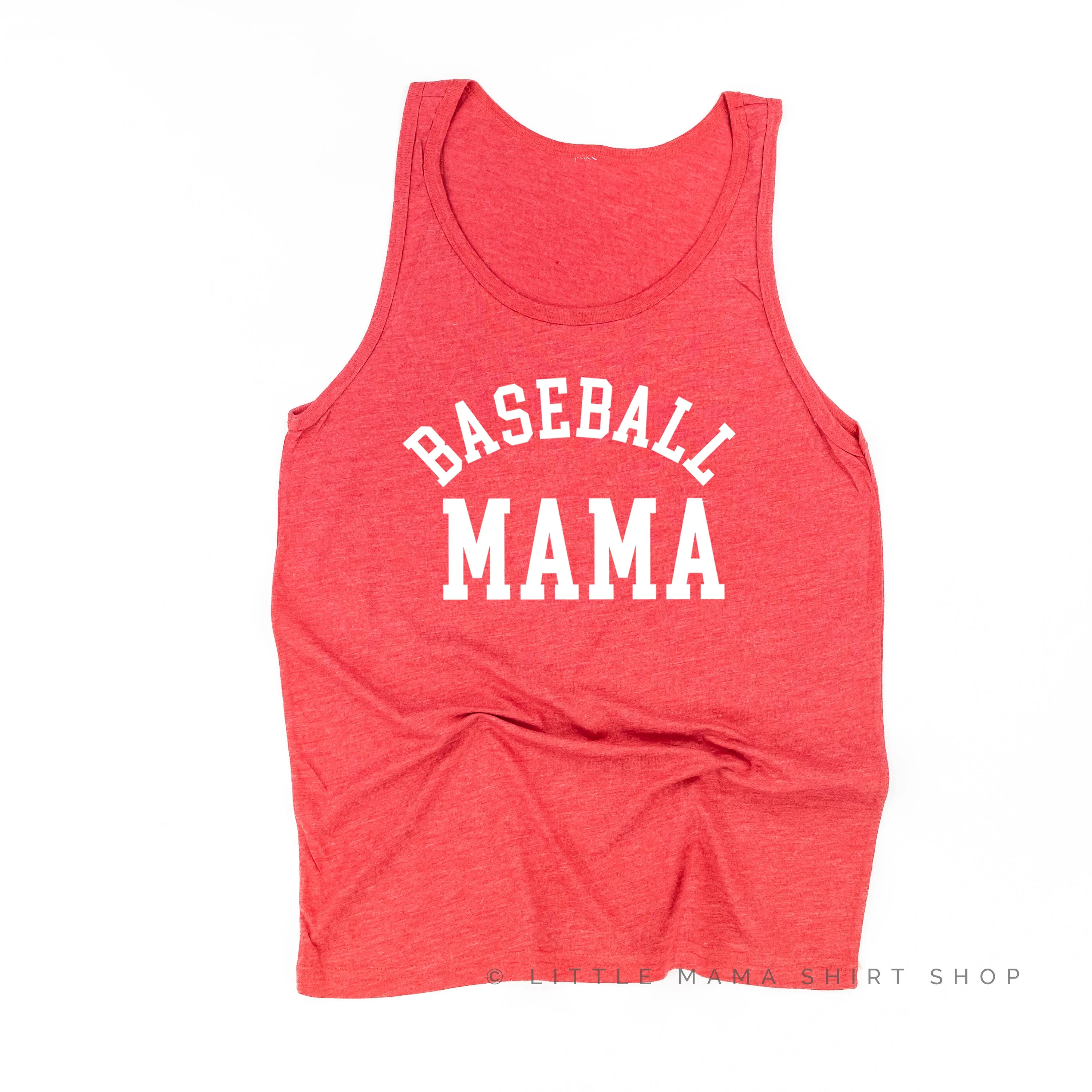 Baseball Mama - Baseball Detail on Back - Unisex Jersey Tank