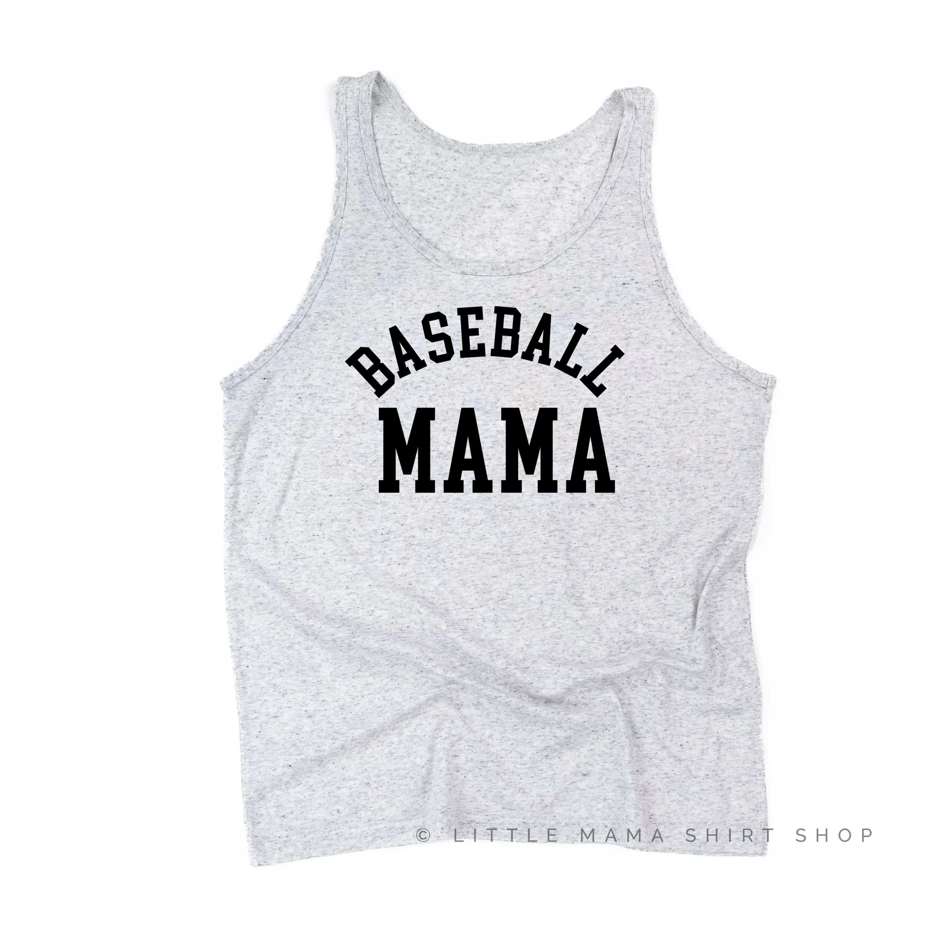 Baseball Mama - Baseball Detail on Back - Unisex Jersey Tank