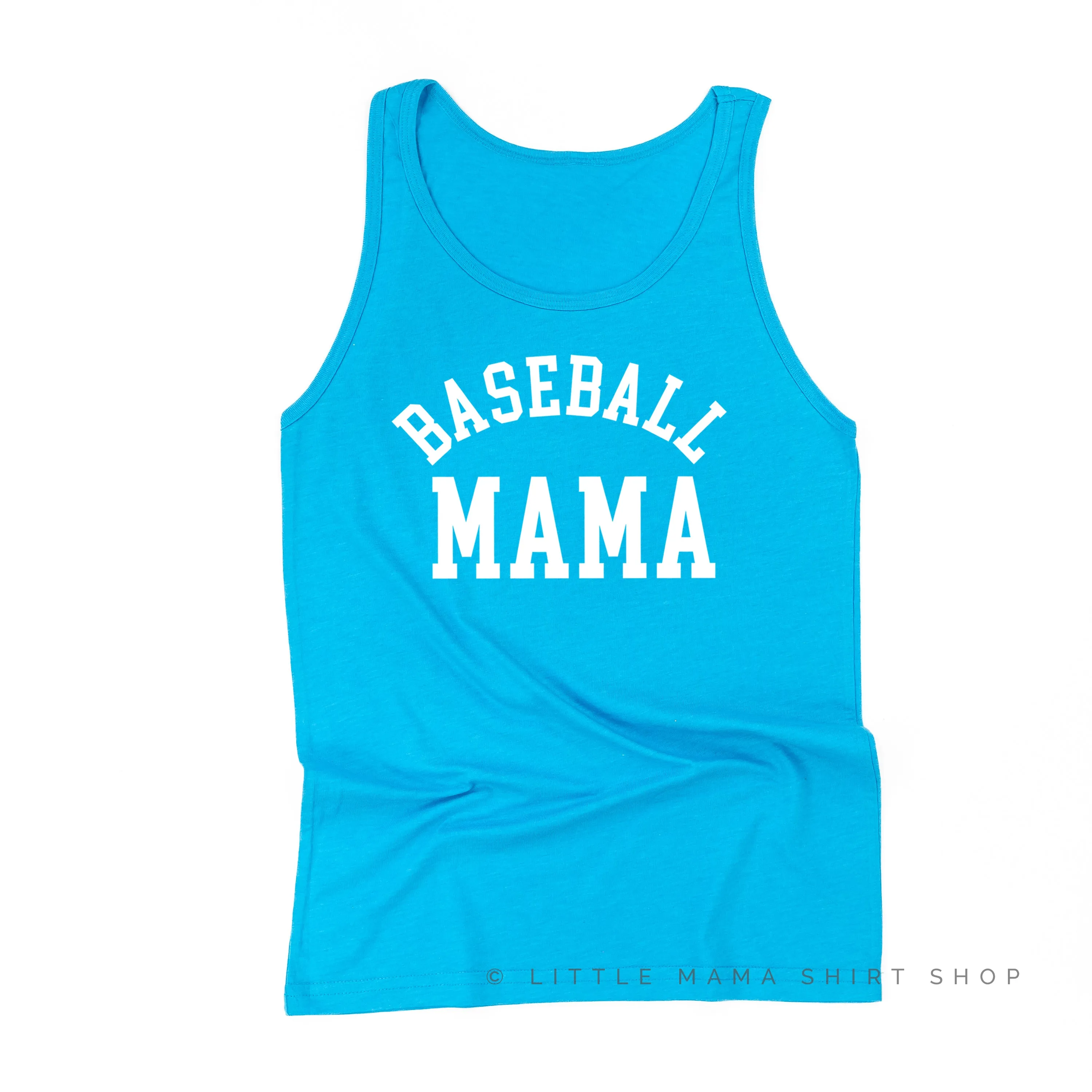 Baseball Mama - Baseball Detail on Back - Unisex Jersey Tank