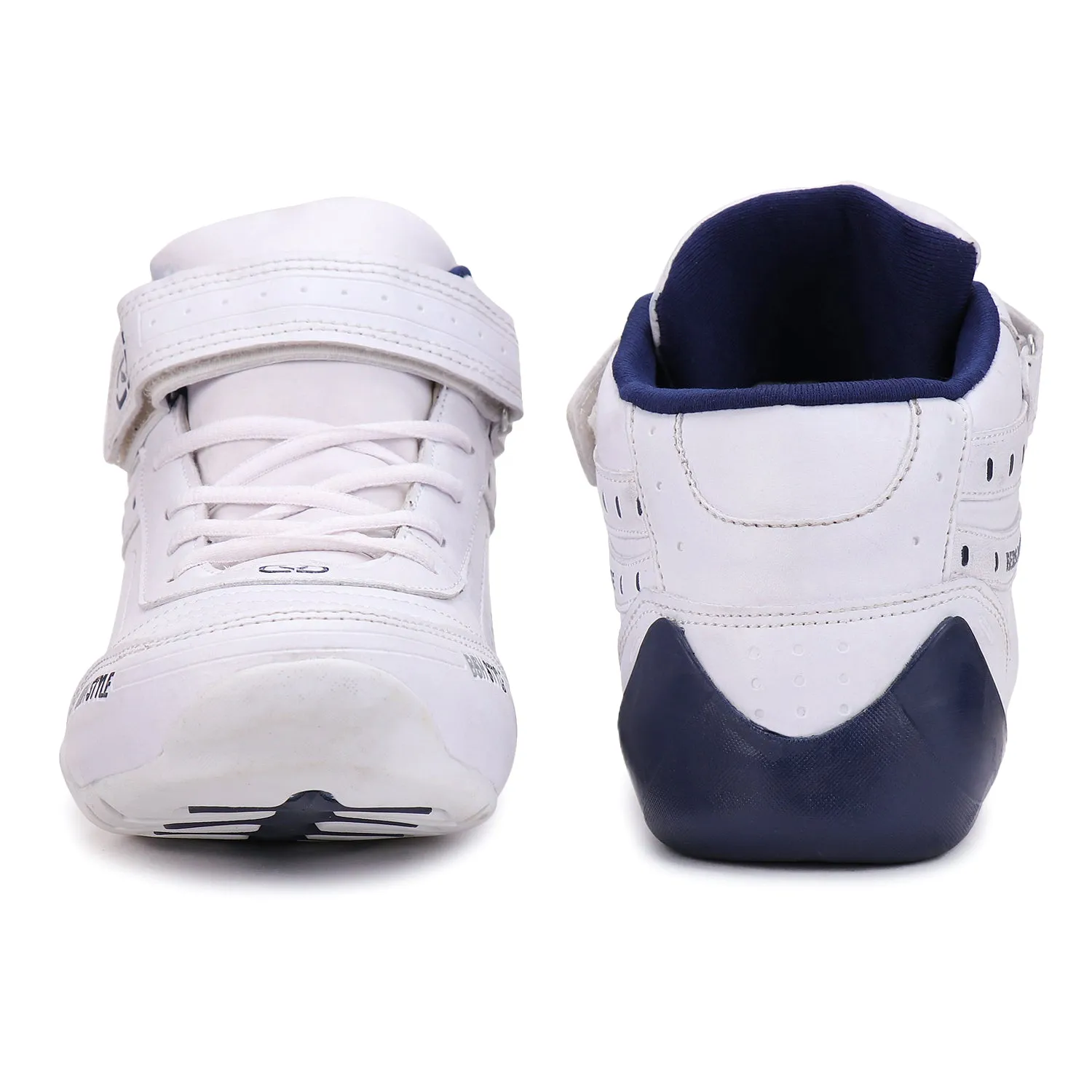 Bersache Lightweight Casual Sneaker Shoes For Men White-9018