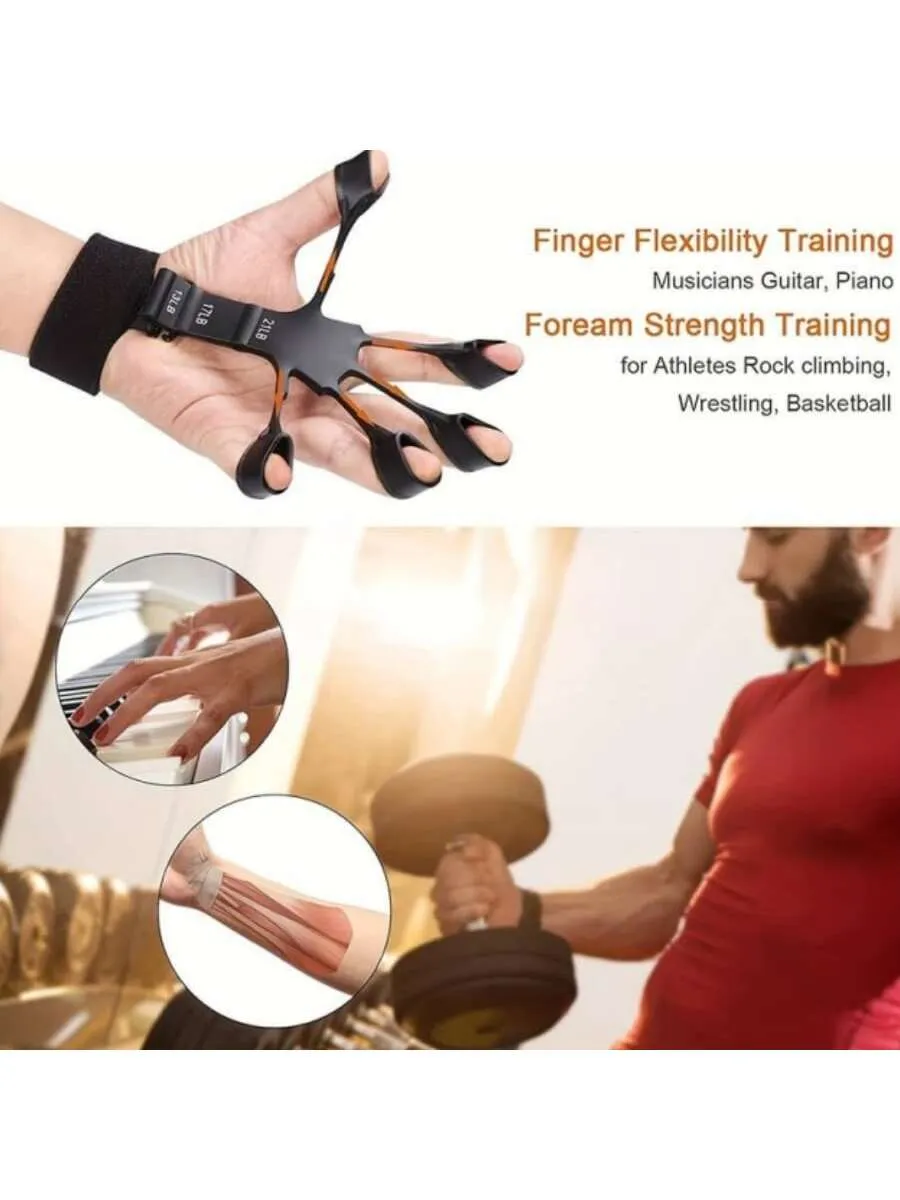 Black Silicone Hand Grip Strengthener