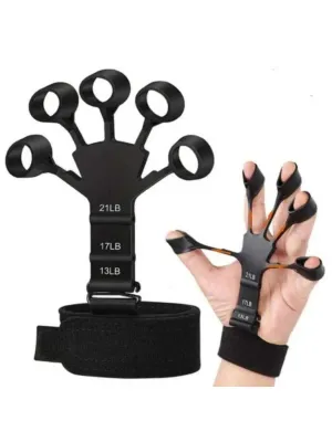 Black Silicone Hand Grip Strengthener