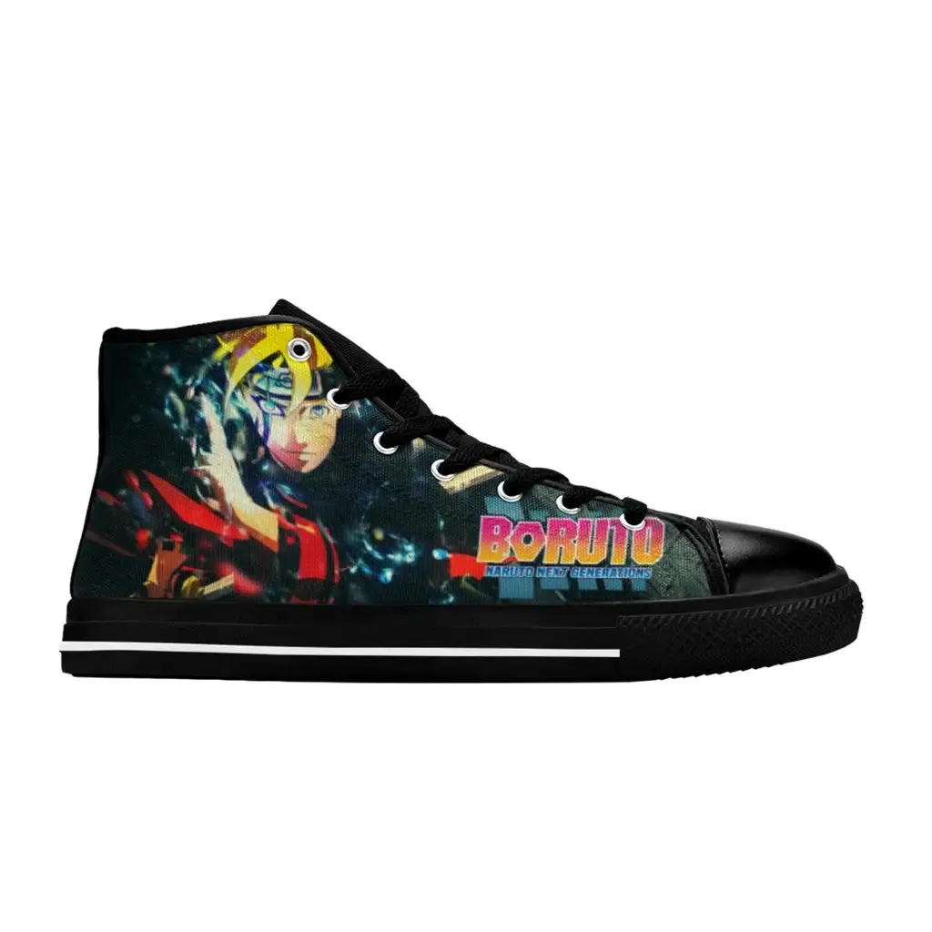 Boruto Naruto Next Generations Shoes High Top Sneakers for Kids and Adults