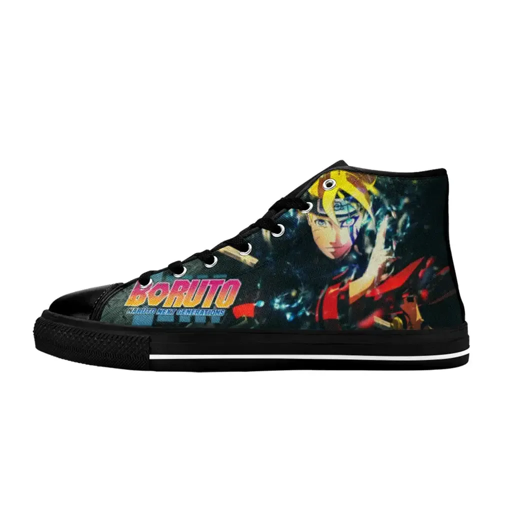 Boruto Naruto Next Generations Shoes High Top Sneakers for Kids and Adults