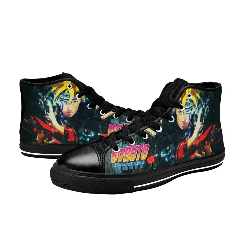 Boruto Naruto Next Generations Shoes High Top Sneakers for Kids and Adults