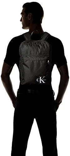 Calvin Klein Men'S Ballistic Nylon Slim Square Backpack, Black, No Size