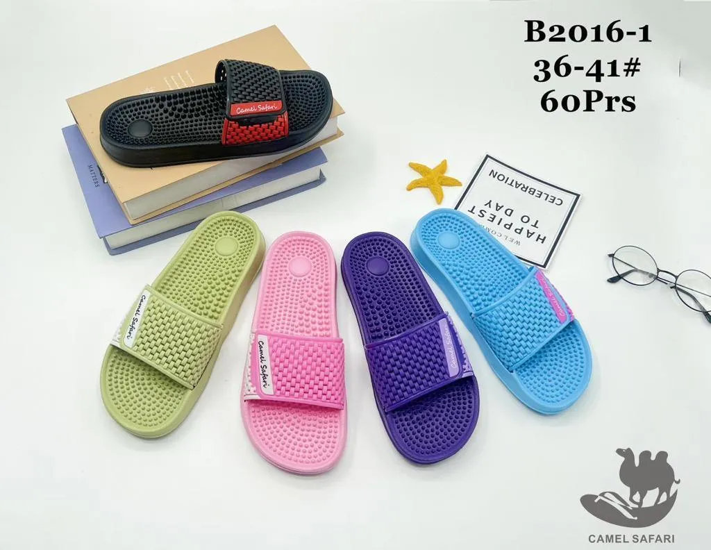 Camel Safari Ladies Slippers - B2016-1