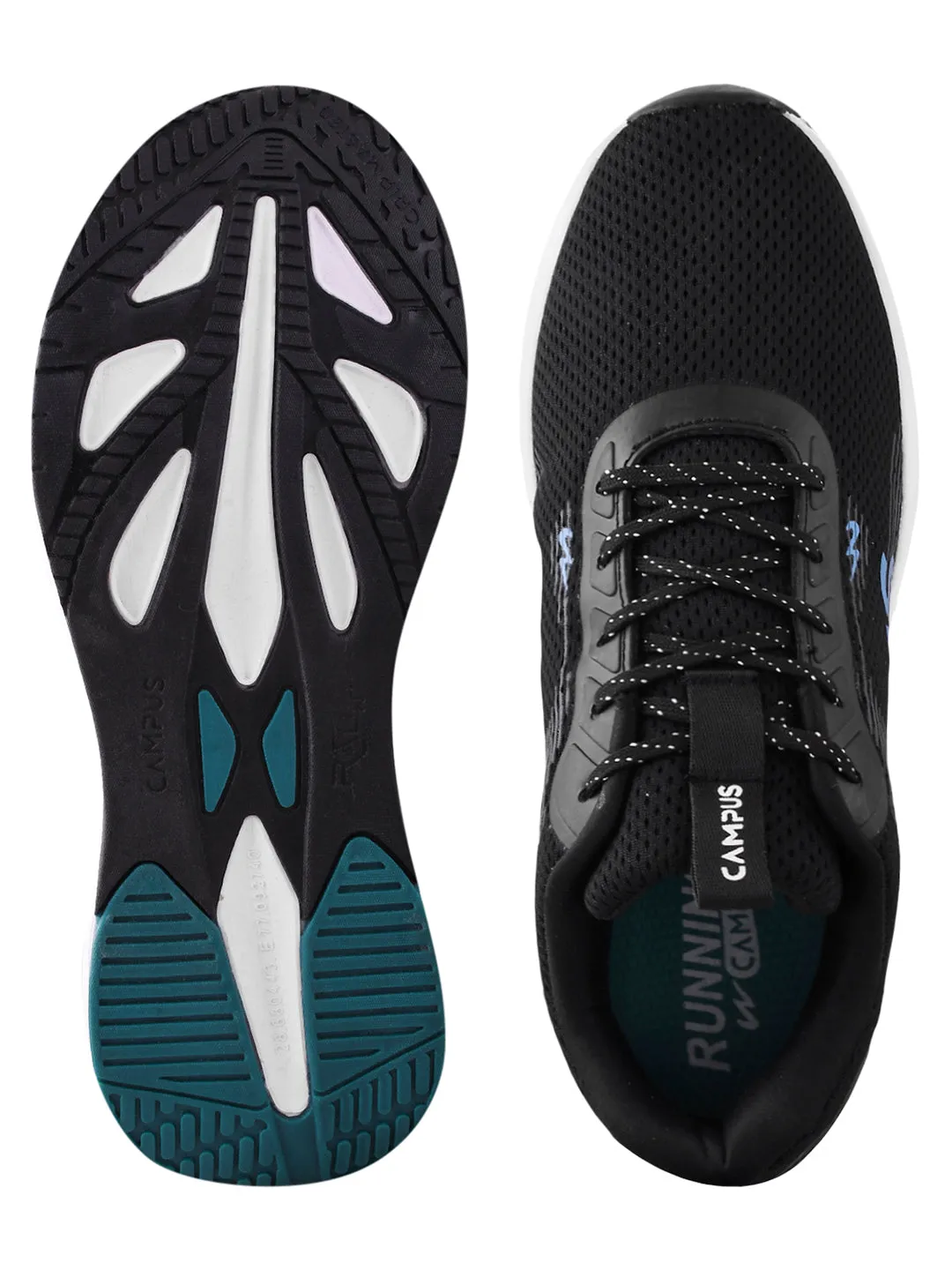 CAMP-SYMBOL Black Men's Running Shoes