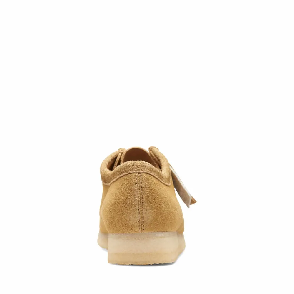 Clarks Originals Wallabee Low Top Men's Oakmoss Yellow Suede 26166241