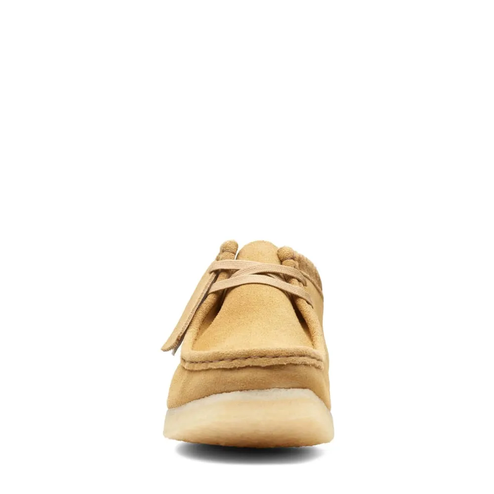 Clarks Originals Wallabee Low Top Men's Oakmoss Yellow Suede 26166241