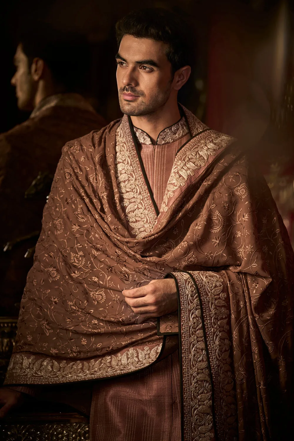 Coffee Sherwani Set