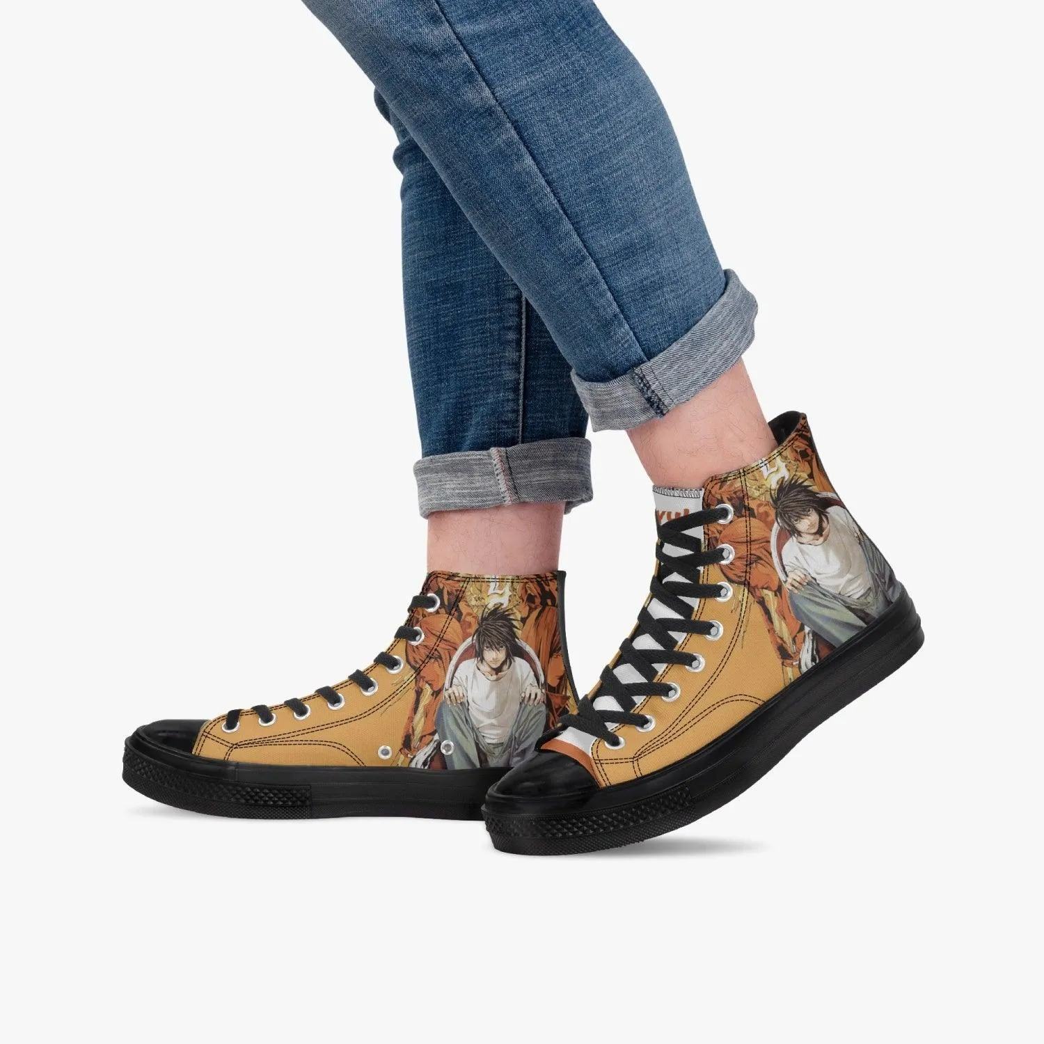 Death Note L Throne A-Star High Anime Shoes