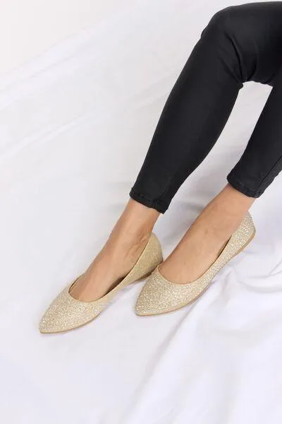 Forever Link Jeweled Comfort Rhinestone Slip On Shoes