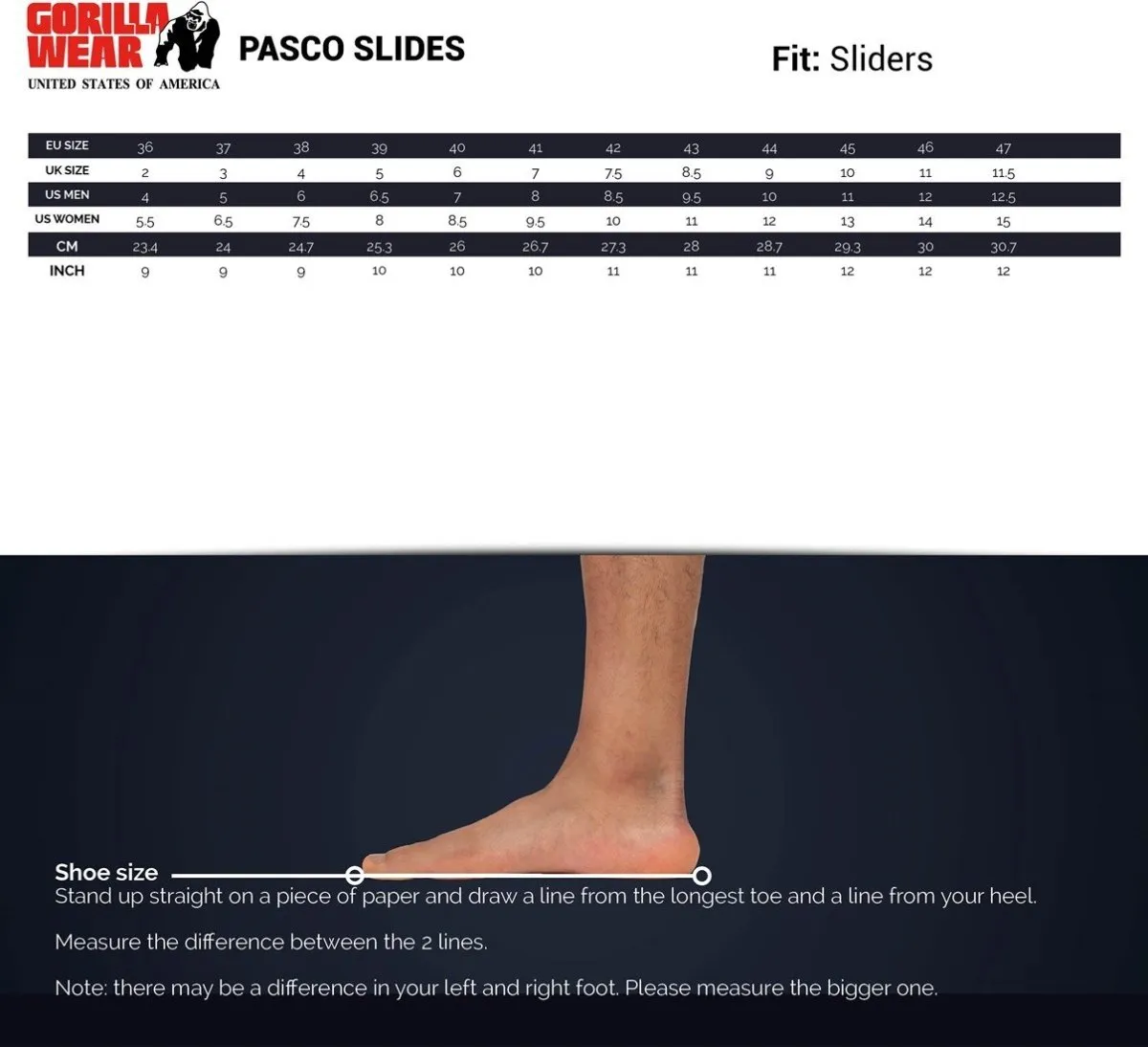 Gorilla Wear Pasco Slides - Navy