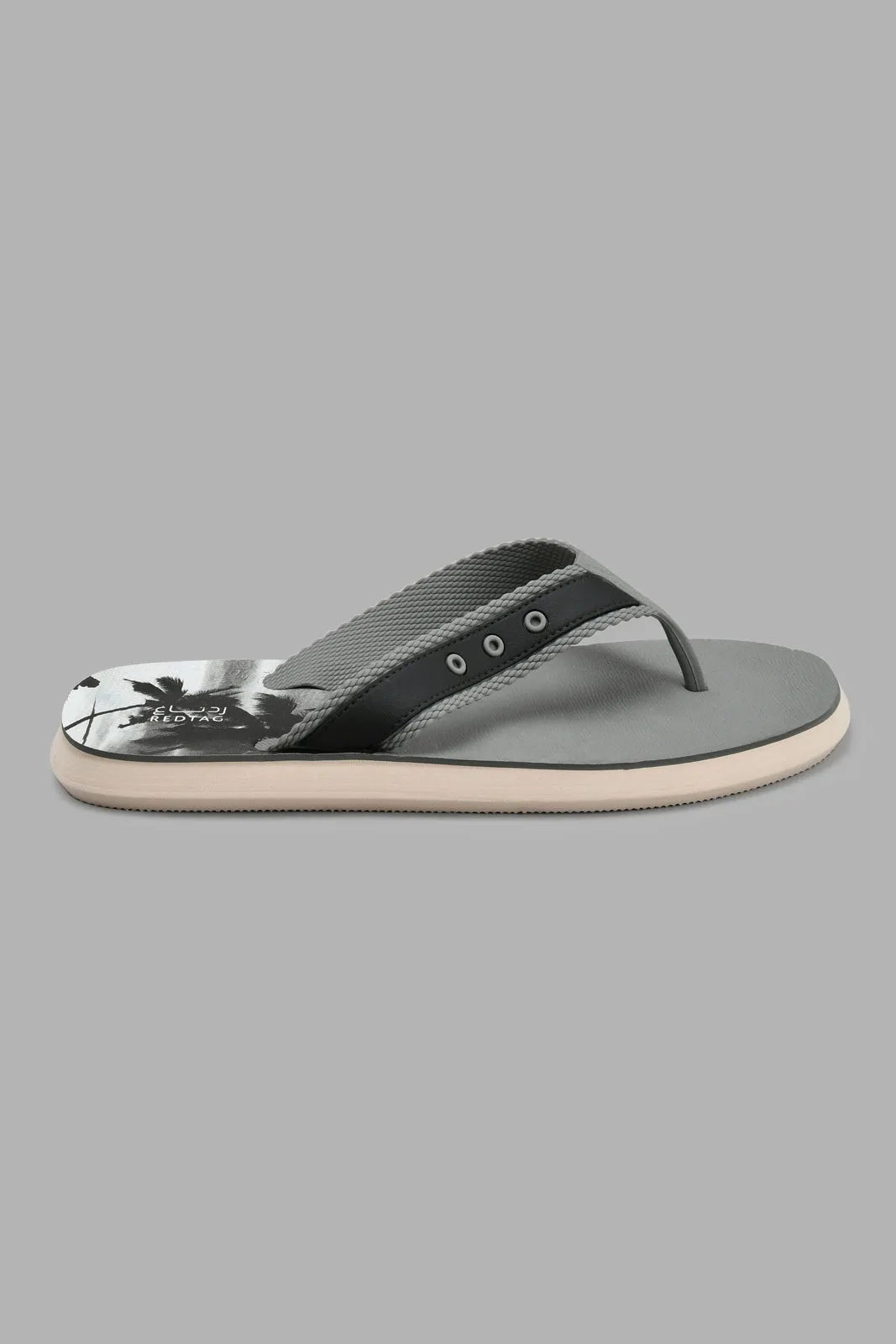 Grey Tree Flip Flop