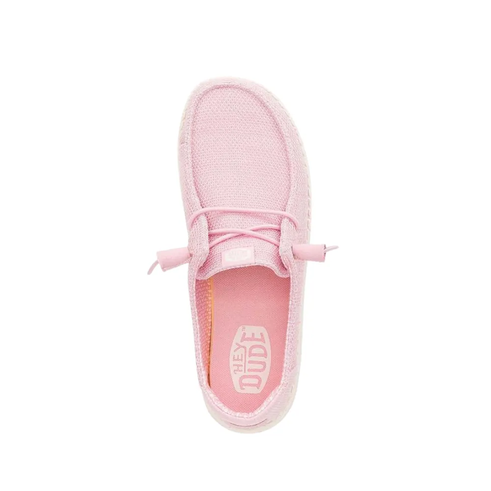 Hey Dude Wendy Stretch Sox Rosette Women’s Shoes, Slip-on Loafers