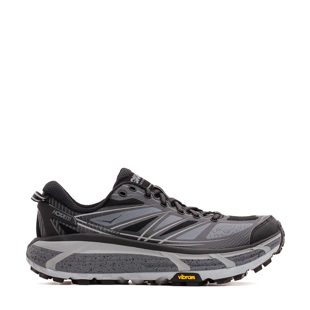 Hoka One One Men Mafate Speed 2 Black Castlerock 1126851-BCSTL