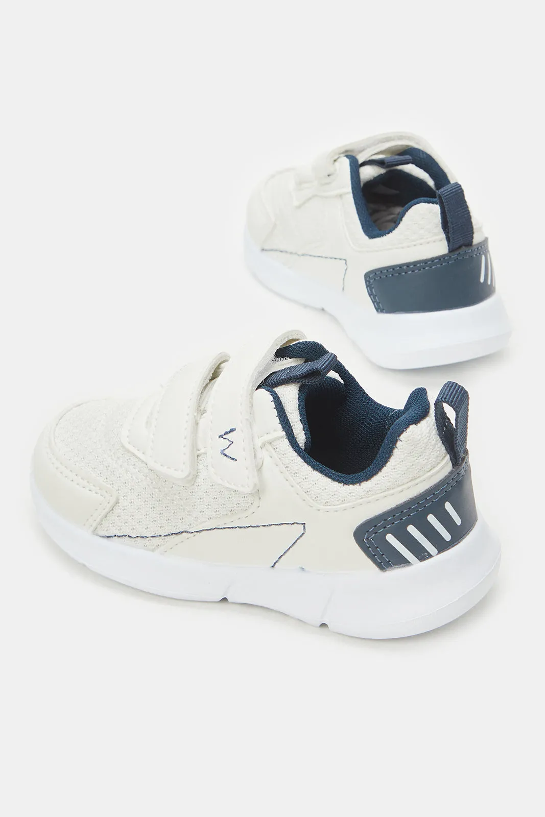 Infant Boys White Mesh Trainers