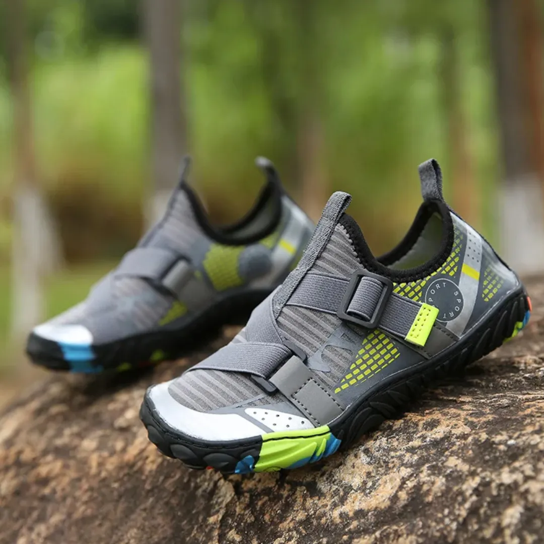 Kids Breathable Quick-Dry Barefoot Beach Shoes - Non-Slip Water Shoes for Boys and Girls