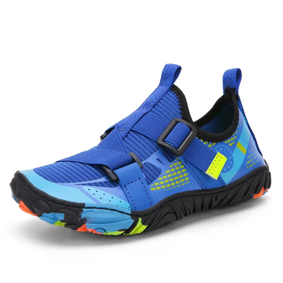Kids Breathable Quick-Dry Barefoot Beach Shoes - Non-Slip Water Shoes for Boys and Girls