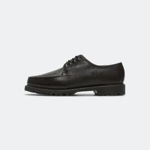 Lace Up Shoes - Mocca Leather