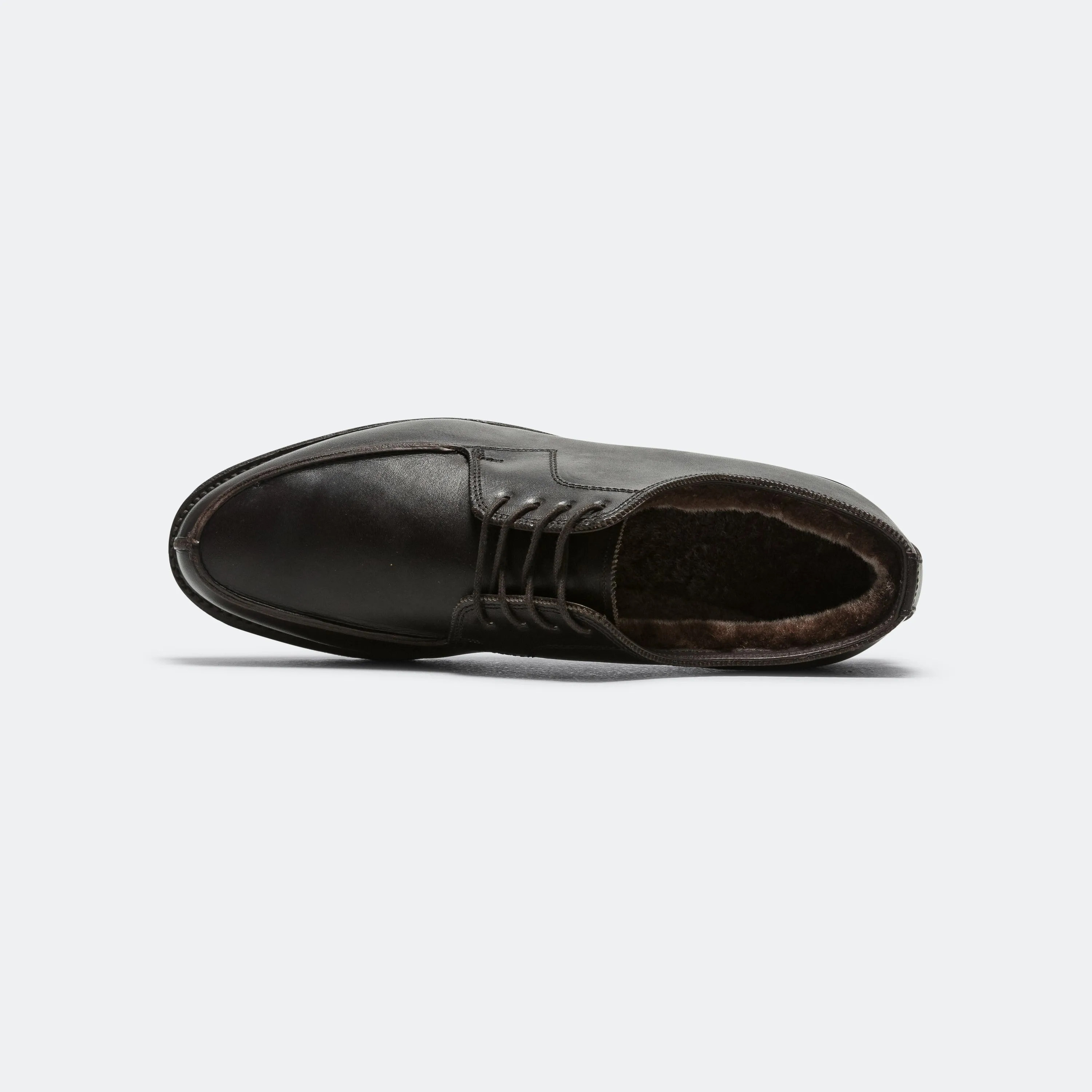 Lace Up Shoes - Mocca Leather