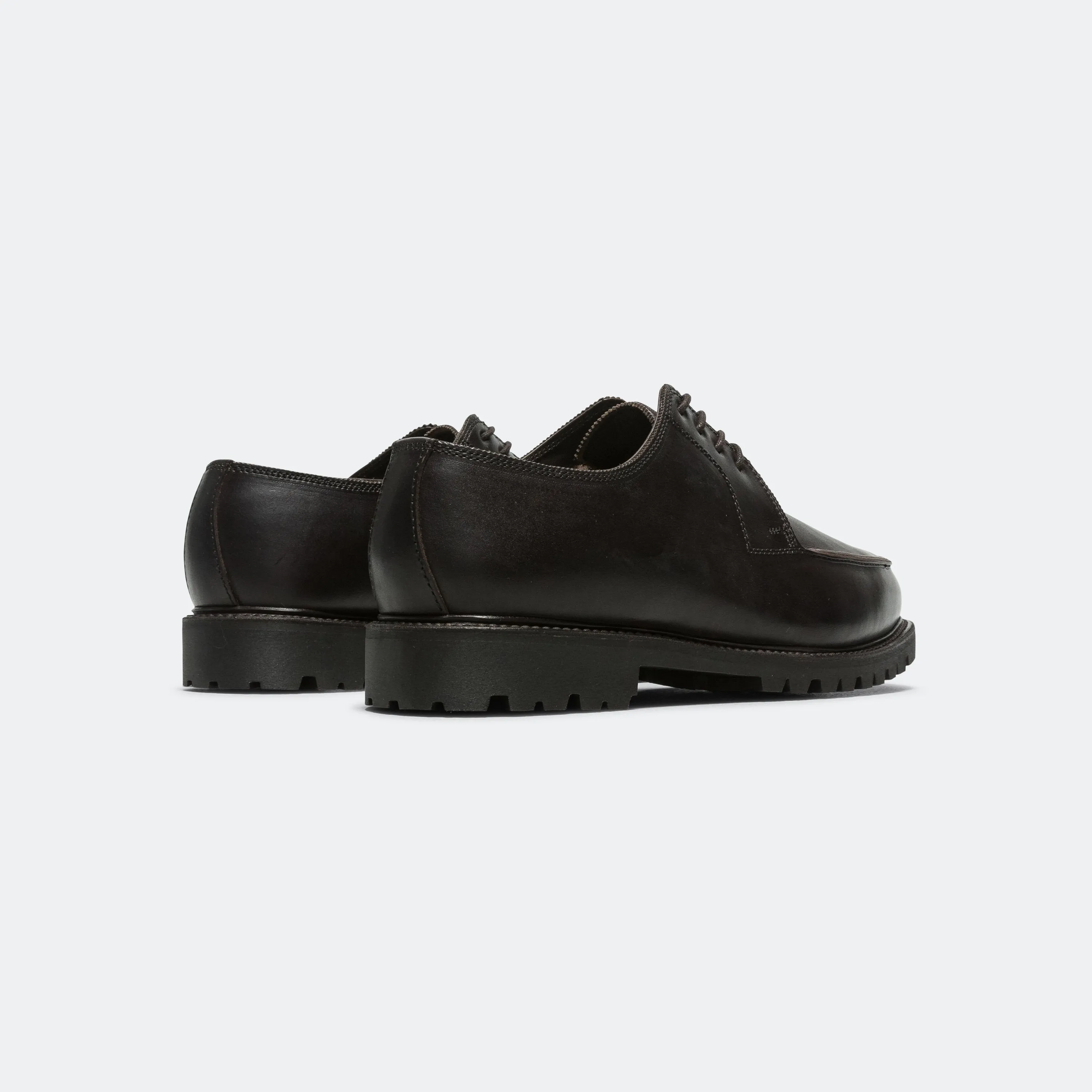 Lace Up Shoes - Mocca Leather