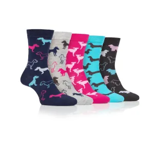 Ladies Dare to Wear Crew  Short Socks 5pk