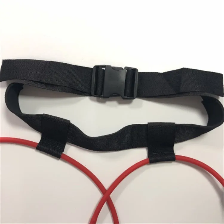 Leg Training Elastic Band Natural Latex Yoga Stretch Band Fitness Supplies, Color:Red 20LB