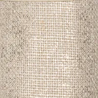 Linen Classic Espadrille Metallic White