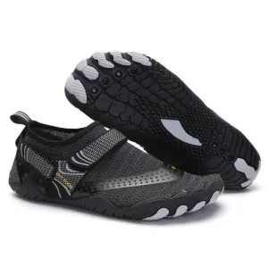 Men’s & Women’s Water Shoes Barefoot Quick Dry Aqua Sports - Black Size EU43 = US8.5