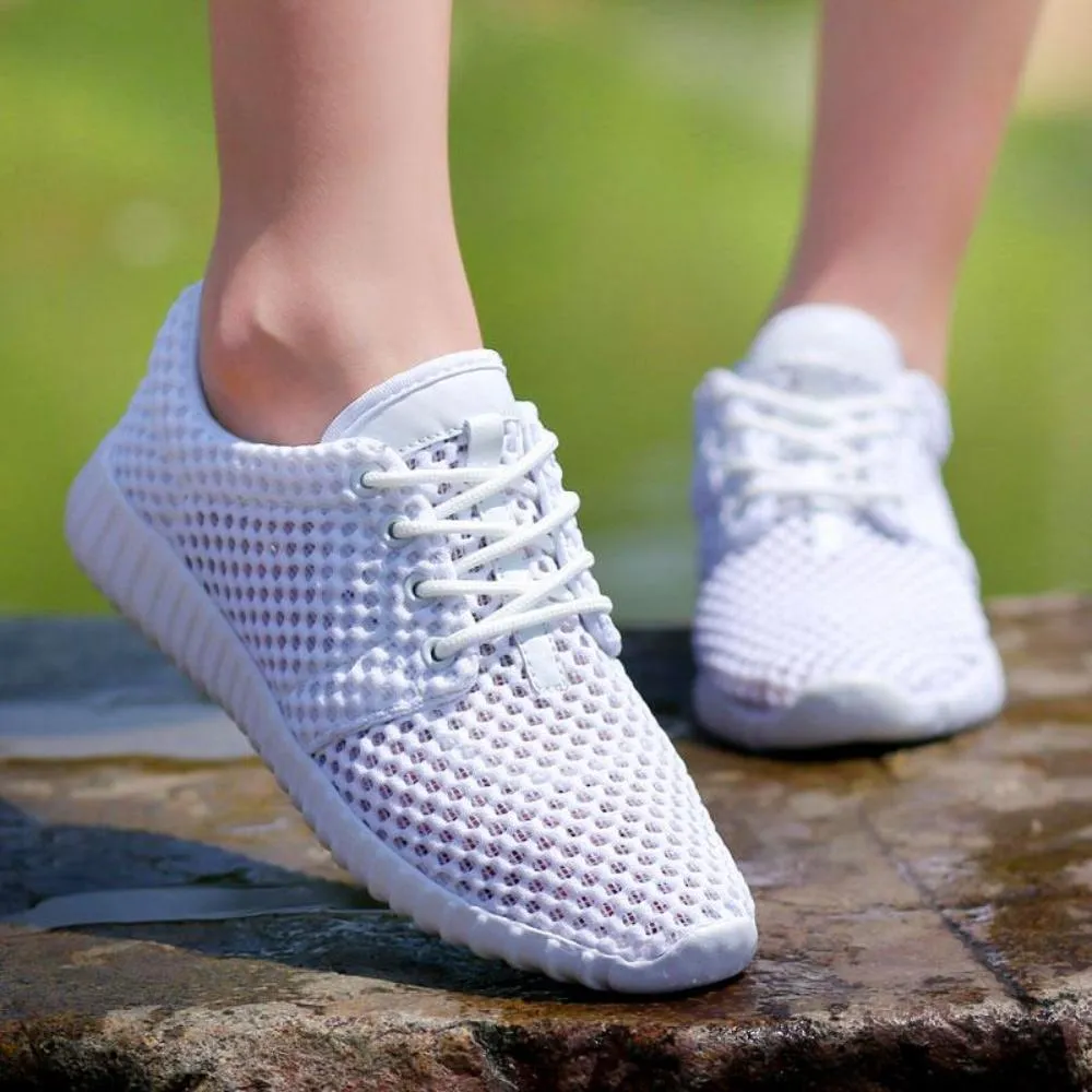 Mesh Hollow Soft Lightweight Vulcanize Breathable Sneakers