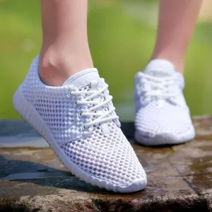 Mesh Hollow Soft Lightweight Vulcanize Breathable Sneakers