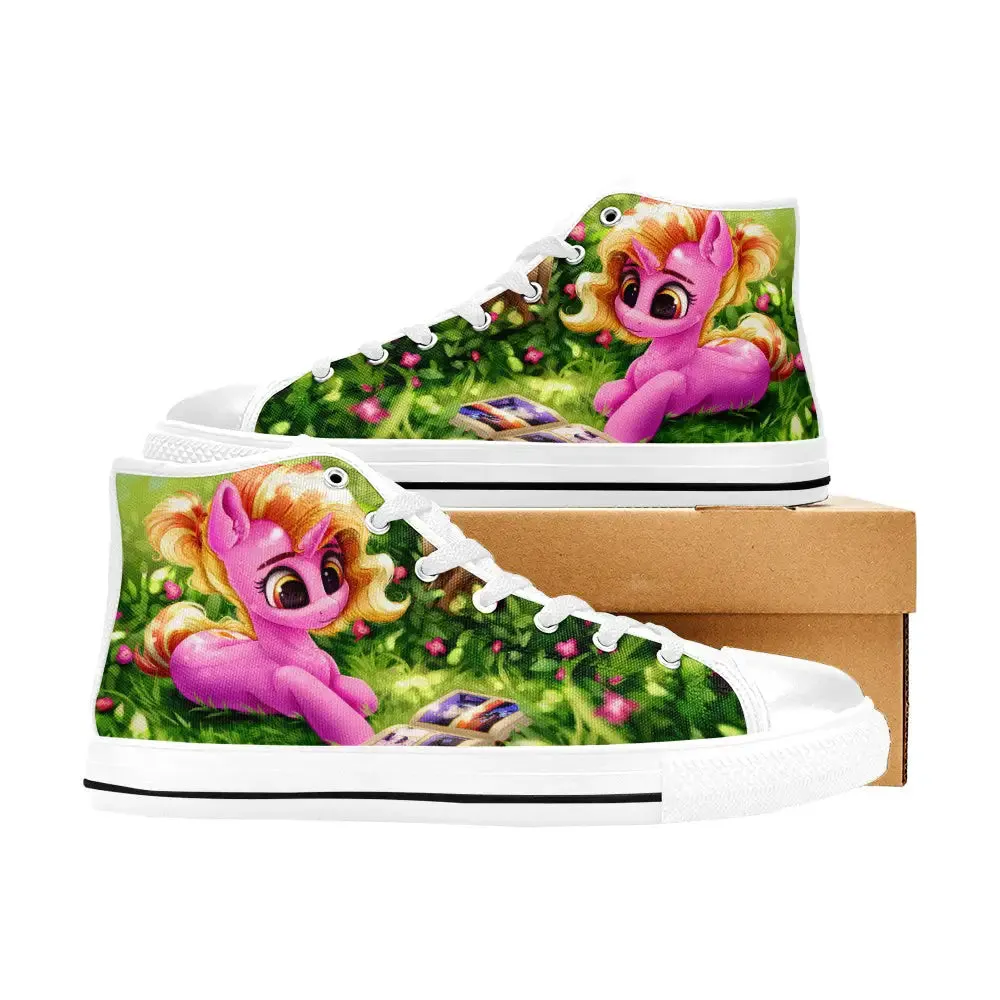 My Little Pony Friendship Is Magic Shoes High Top Sneakers for Kids and Adults
