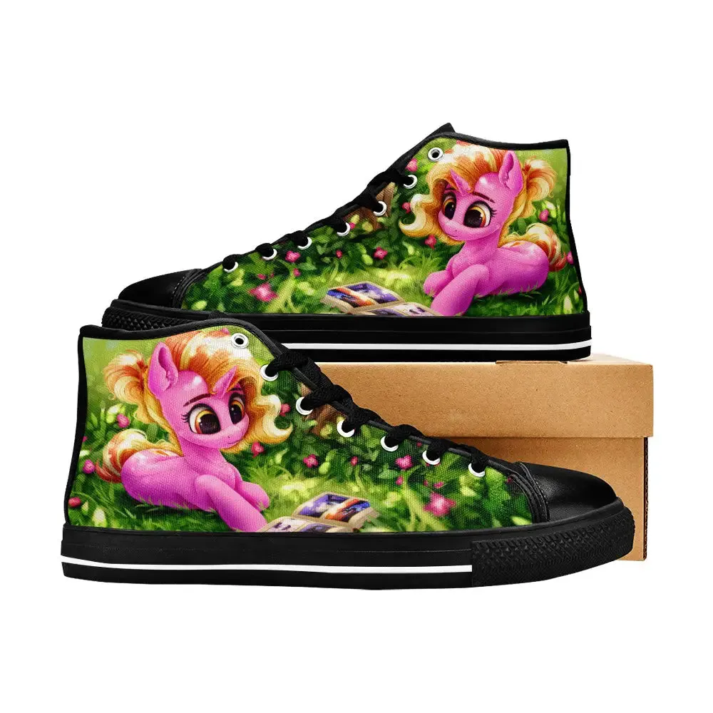 My Little Pony Friendship Is Magic Shoes High Top Sneakers for Kids and Adults