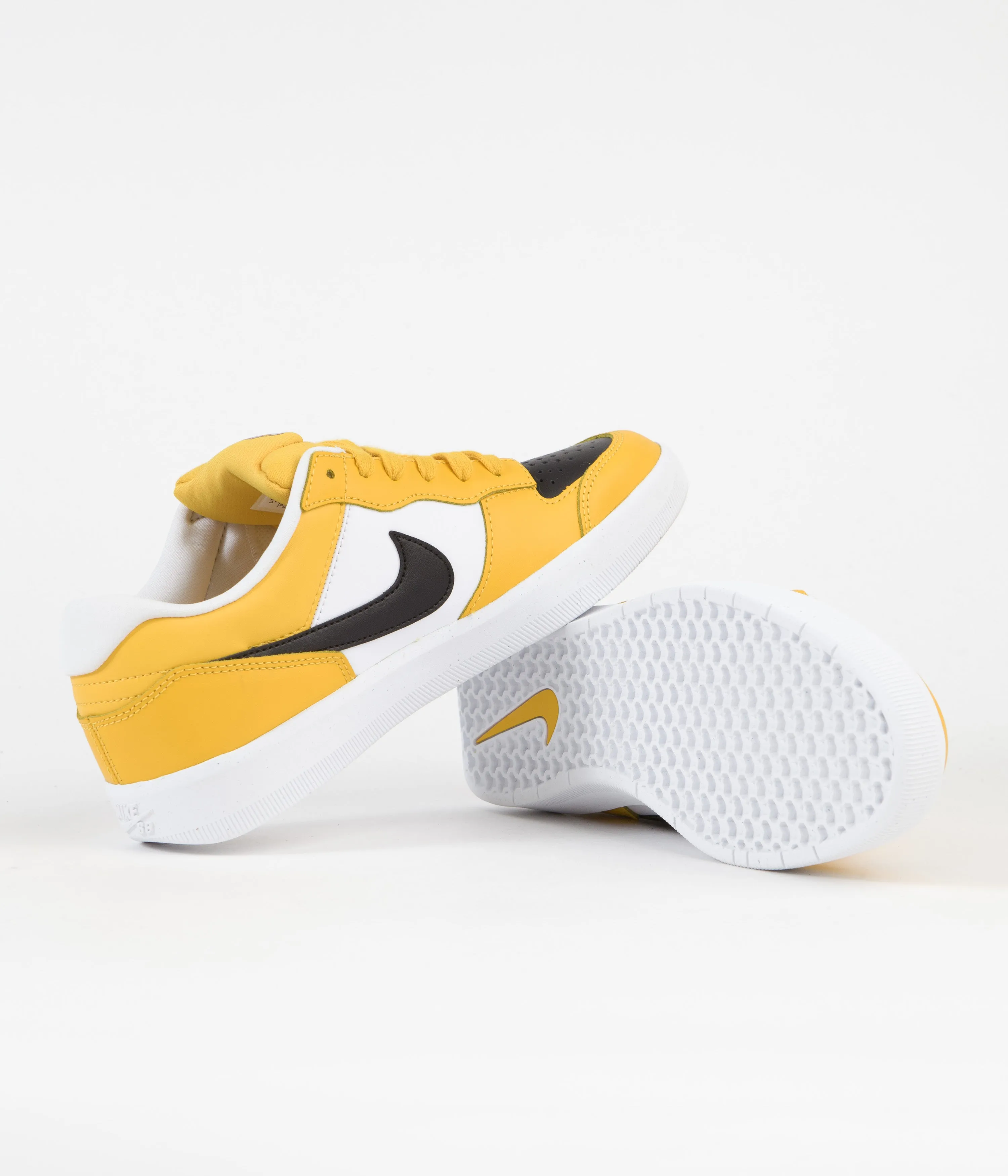 Nike SB Force 58 Premium Shoes - University Gold / Black - White - Pecan