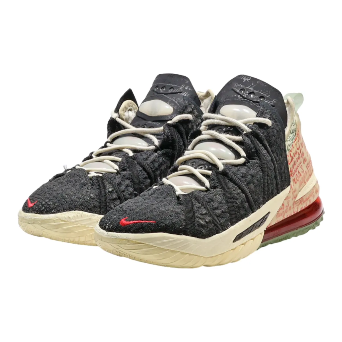 NIKE Sneaker Trainers Black Synthetic Mens UK 6.5