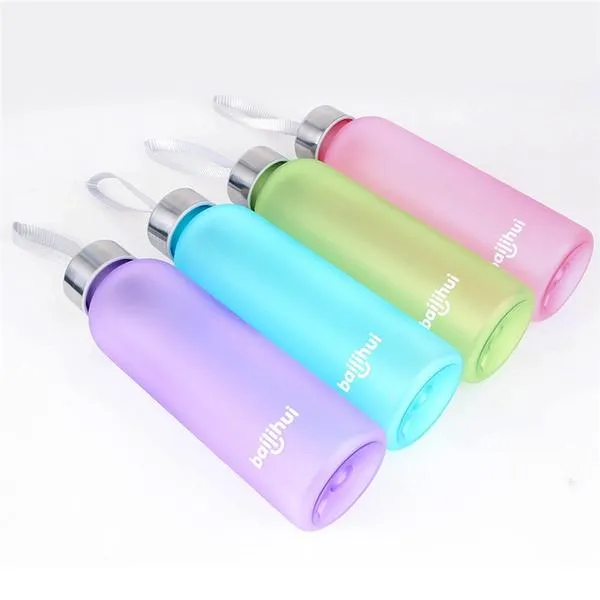 Outdoor Sports Portable Frosted Water Bottle