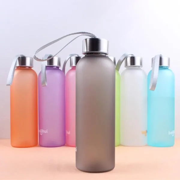 Outdoor Sports Portable Frosted Water Bottle