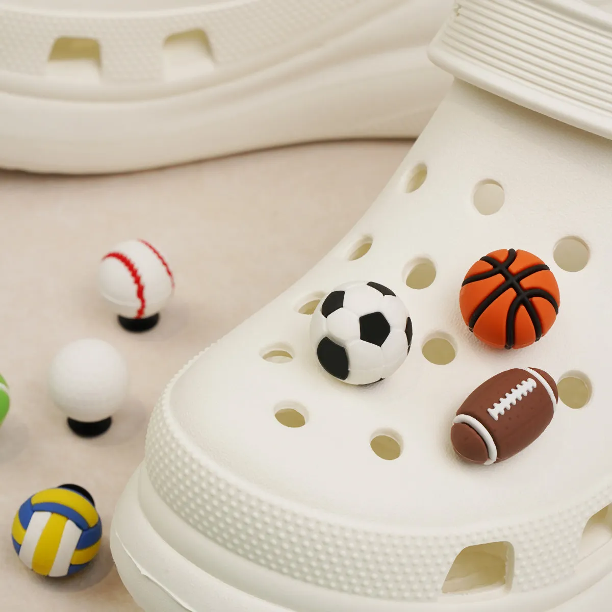 Owllaser Golf Ball Charms for Shoes, Accessories for Crocs Shoes