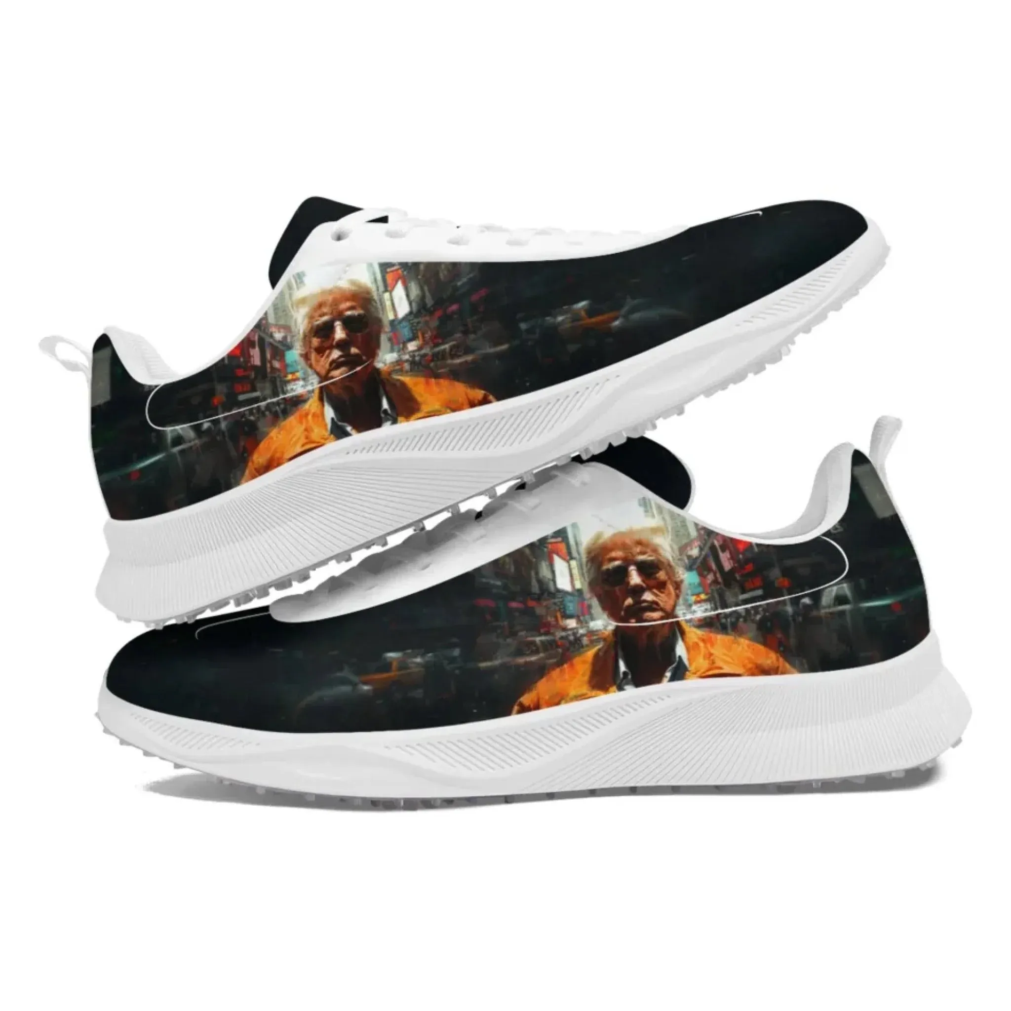 Personalized Trump Sneakers, Custom Patriotic and Pride Shoes, Premium Golf Shoes
