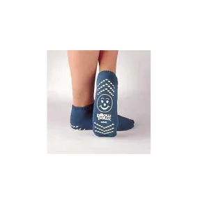 Pillow Paws Slipper Socks Teal Ankle High, 1 Pair