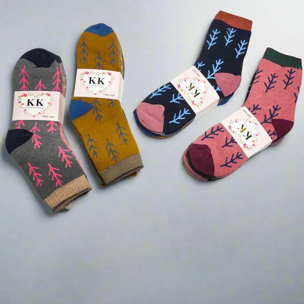 Premium Quality Breathable Warm Cotton Socks 3 Pairs MQ-016