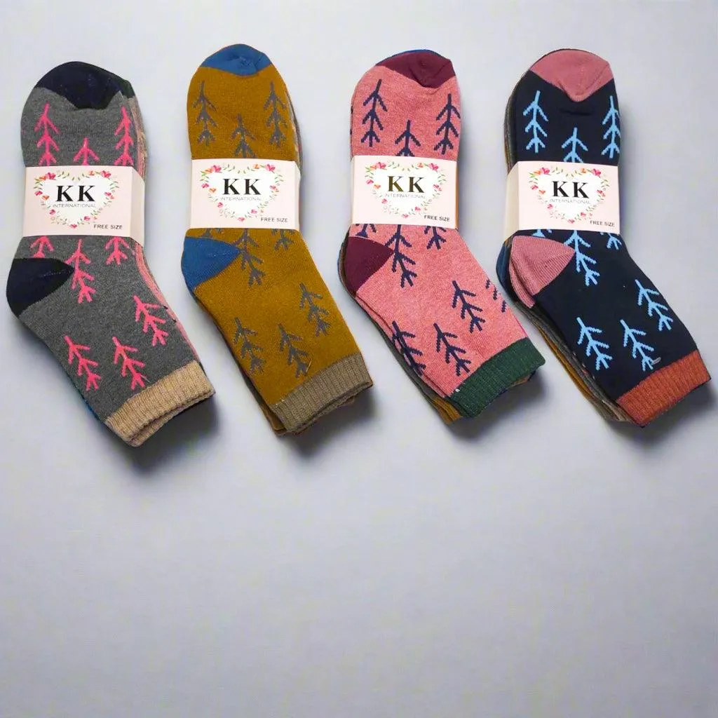 Premium Quality Breathable Warm Cotton Socks 3 Pairs MQ-016